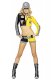 Uniform Costumes Black and Yellow Racer Costume