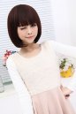 80% Human Hair Handmade Top Modern Bob Wig