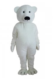 Mascot Costumes White Polar Bear Costume