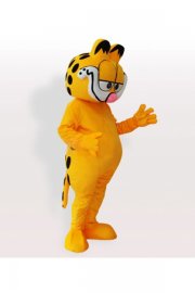 Mascot Costumes Adult Garfield Mascot Costume