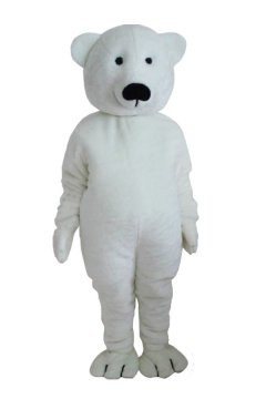 Mascot Costumes White Polar Bear Costume