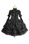 Adult Costume Gorgeous Gothic Stand Collar Lolita Dress