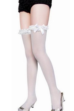 Accessory White Sheer Stockings