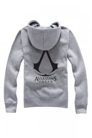 Game Costume Assassin's Creed Fleeces Grey Hoodie