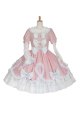 Adult Costume Princess Lolita Dress with Lace Trim