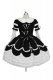 Adult Costume Deluxe Black and White Lolita Dress