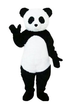 Mascot Costumes Short Plush Panda Costume