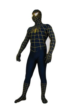 Halloween Costumes Black Spiderman Zentai Suit