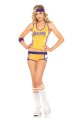 Uniform Costumes Sassy Yellow Laker Cheerleader Suit