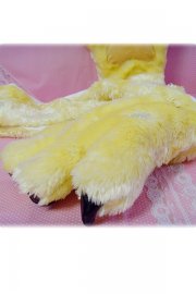 Accessories Cute Yellow Cat Claw Scarf&Gloves