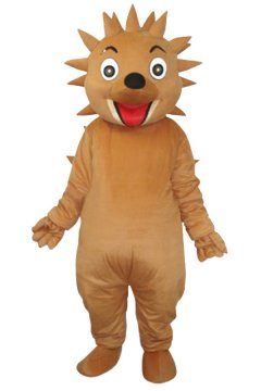 Mascot Costumes Brownish Yellow Hedgehog Costume