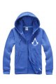 Game Costume Assassin's Creed Fleeces Blue Hoodie