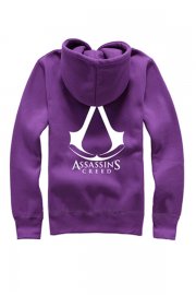 Game Costume Assassin's Creed Fleeces Purple Hoodie