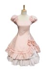 Adult Costume Lolita Sweet Short Sleeve Dress