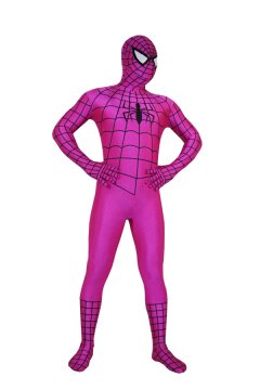 Halloween Costumes Hot Pink Spiderman Zentai Suit