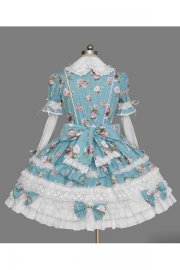 Adult Costume Floral Gothic Lolita Dress
