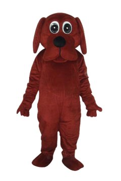 Mascot Costumes Brownish Red Dog Costume