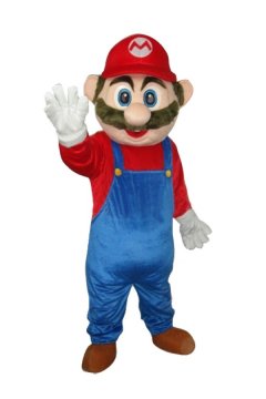Mascot Costumes Happy Super Mario Costume