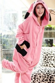 Mascot Costumes Kigurumi Pink Pikachu Costume