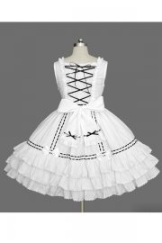 Adult Costume White Lolita Princess Dress