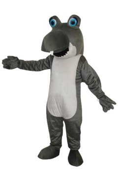 Mascot Costumes Grey Shark Costume
