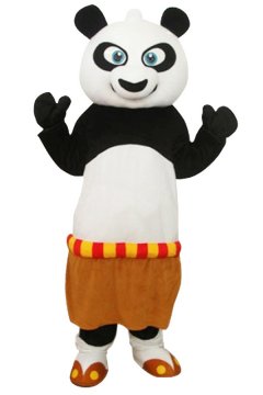 Mascot Costumes Perky Kung Fu Panda Costume