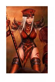 Game Costume World of Warcraft High Inquisitor Whitemane Cosplay Costume