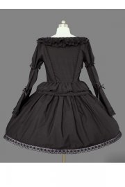 Adult Costume Lolita Black Princess Dress