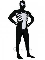 Halloween Costumes Black and White Spiderman Zentai