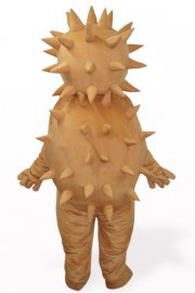 Mascot Costumes Brownish Yellow Hedgehog Costume