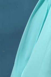 Strapless Aqua A-line Chiffon Prom Dress