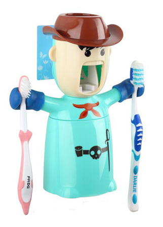 Accessories Auto Toothpaste Dispenser Cute Toothbrush Holders - Click Image to Close