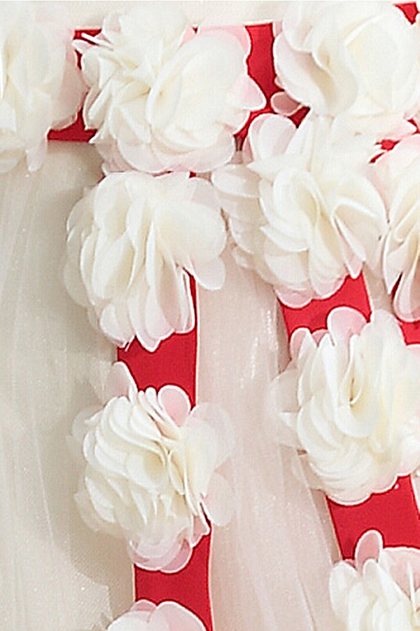 Sassy Strapless Knee Length Rosettes Prom Dress - Click Image to Close