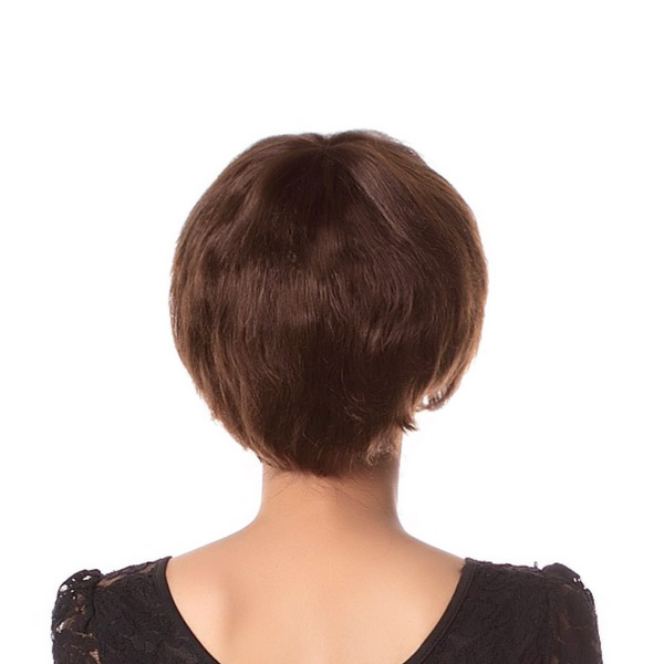 Glamorous 100% Human Hair Short Curly Wig - Click Image to Close