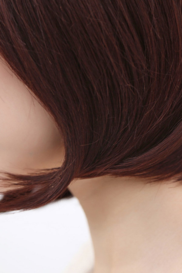 80% Human Hair Handmade Top Modern Bob Wig - Click Image to Close
