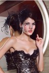 Accessories Black Veil Lace Mini Top Hat