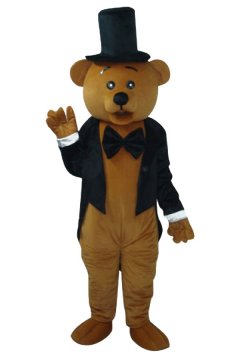 Mascot Costumes Polite Teddy Bear Costume