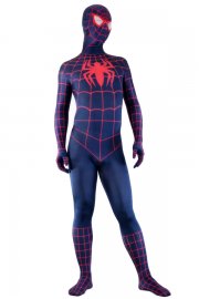 Halloween Costumes Dashing Black Spiderman Zentai Suit