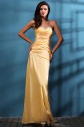 Royal Floor Length Satin Formal Evening Dress