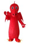 Mascot Costumes Red Dragon Costume