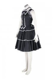 Adult Costume Black Lolita Princess Dress