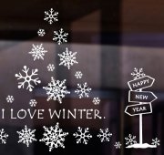 Accessory Xmas Snowball Cutout Decoration