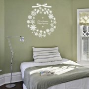 Accessory Christmas Cutout White Snow Decoration