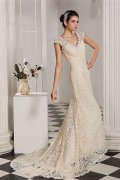Royal Lace Mermaid Princess Wedding Dress
