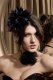 Accessories Black Exquisite Mini Top Hat