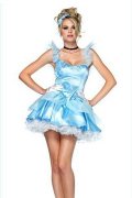 Costume Snow White Sky Blue Short Skirt