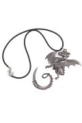 Accessories Harry Potter Silver Dragon Necklace