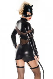 Halloween Costume Super Sexy Feline Domineer Cat Costume