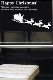 Accessory Xmas Sled Cutout Decoration