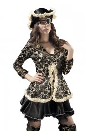 Halloween Costume Luxury Pirate Costume